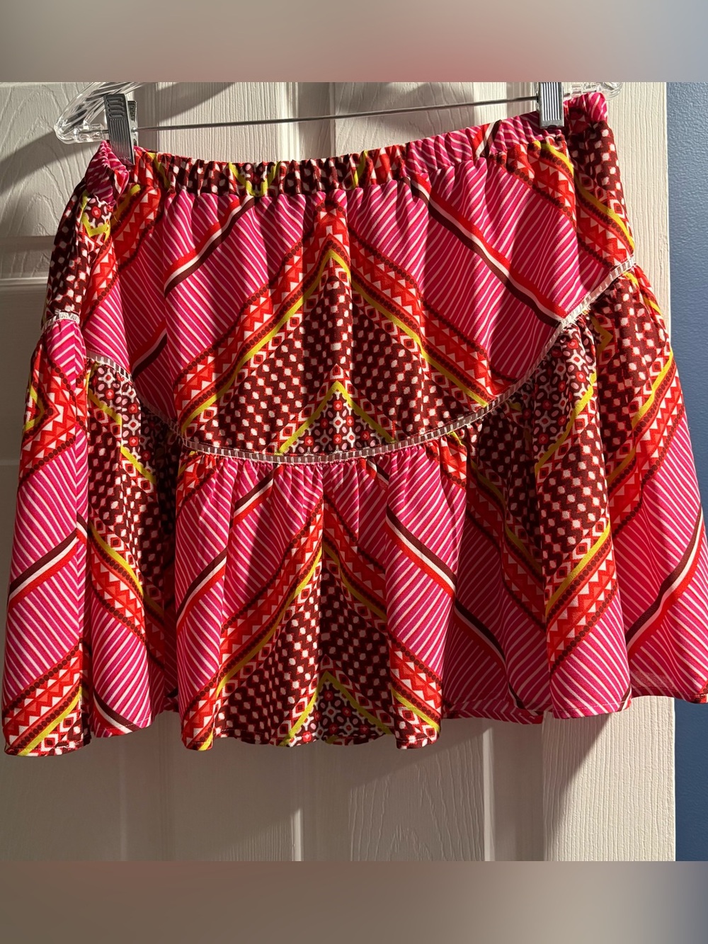Banana Republic Women’s Pink Patterned Skirt